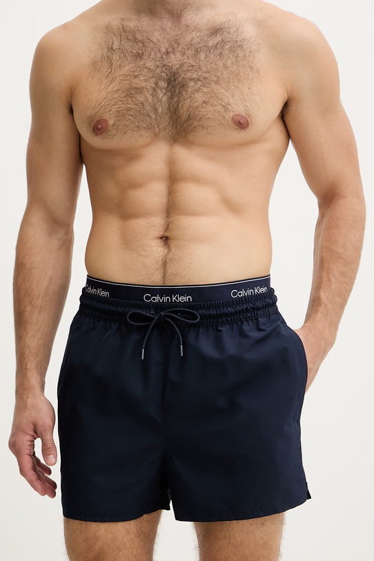 Calvin Klein pantaloni scurți de baie pentru bărbați LV00N61024 bleumarin SS26