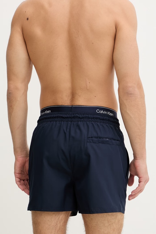 Îmbrăcăminte Calvin Klein pantaloni scurți de baie pentru bărbați LV00N61024 bleumarin