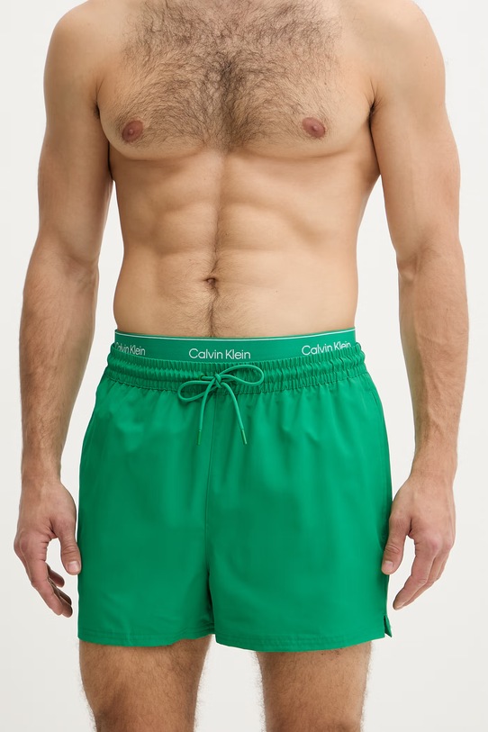 Calvin Klein pantaloni scurți de baie pentru bărbați LV00N61024 verde SS26