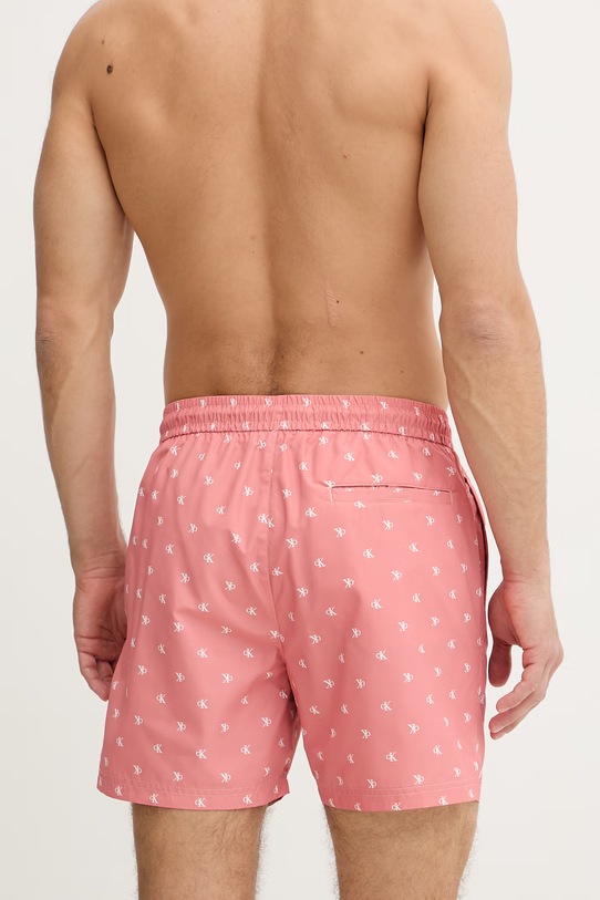 Ρούχα Calvin Klein σορτς μαγιό Ανδρικά LV00N61027 πορτοκαλί
