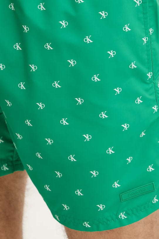 Calvin Klein Kopalne kratke hlače moške zelena LV00N61027