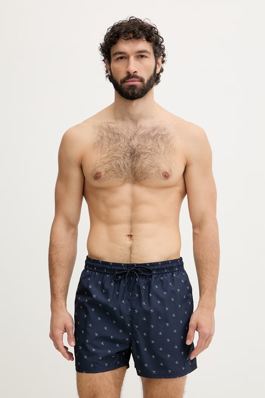 Calvin Klein Σορτς μαγιό Ανδρικά σκούρο μπλε LV00N61028