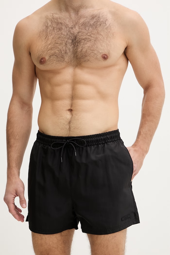 Calvin Klein pantaloncini da bagno da uomo LV00N61028 nero SS26