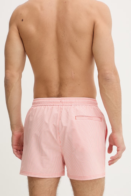 Oblečenie Calvin Klein plavecké šortky pánske LV00N61041 oranžová