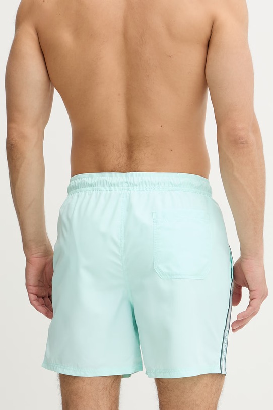 Oblačila Calvin Klein kopalne kratke hlače moške LV00N61042 turkizna