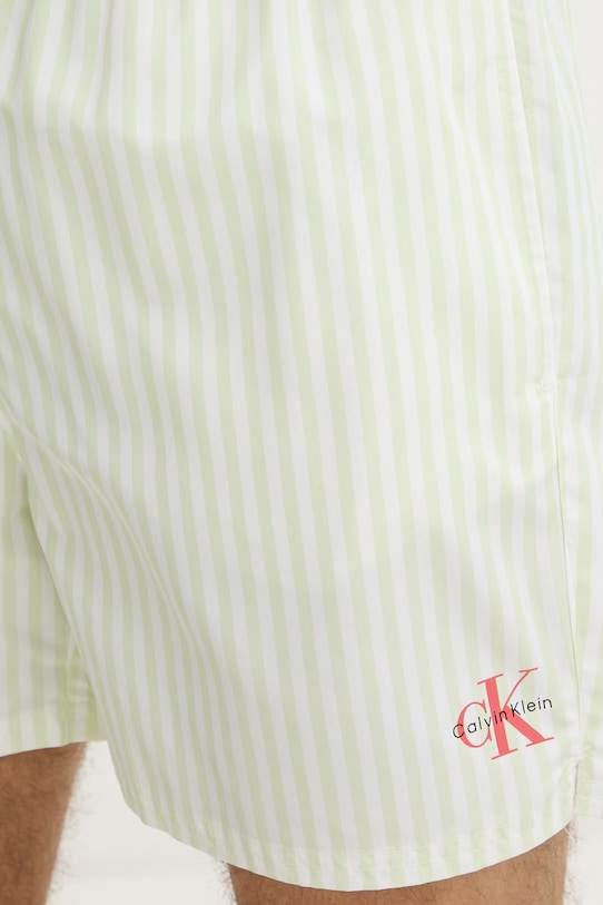 Calvin Klein plavecké šortky pánske zelená LV00N61045
