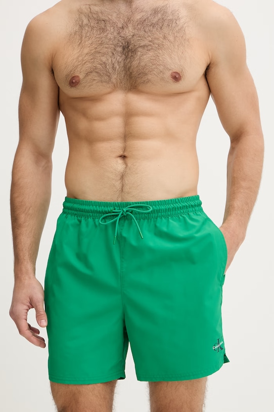 Calvin Klein pantaloncini da bagno da uomo LV00N61045 verde SS26