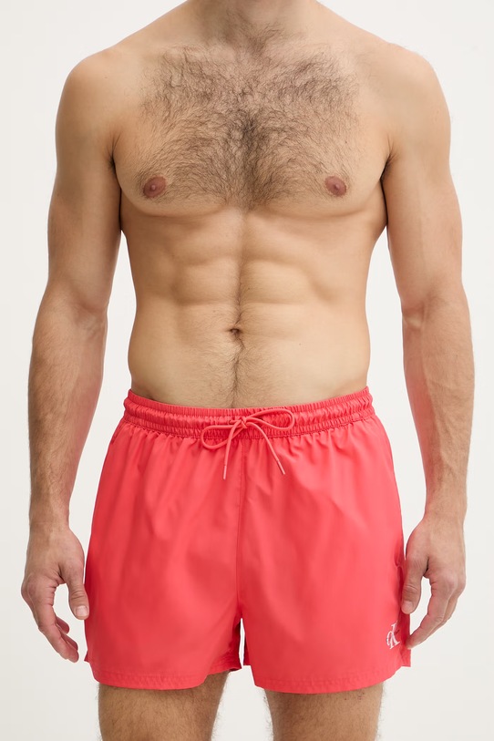 Calvin Klein szorty kąpielowe męskie LV00N61046 czerwony SS26