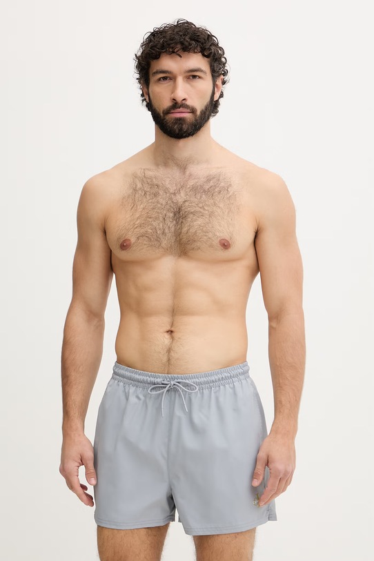 Calvin Klein σορτς μαγιό Ανδρικά γκρί LV00N61046