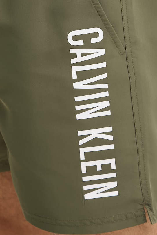 Calvin Klein pantaloncini da bagno da uomo verde LV00N61047