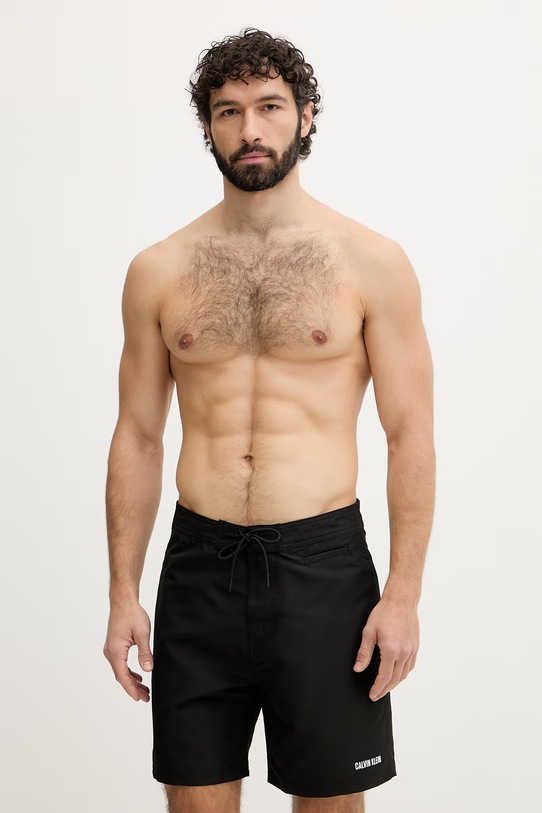 Calvin Klein kratke kupaće hlače muške crna LV00N61049