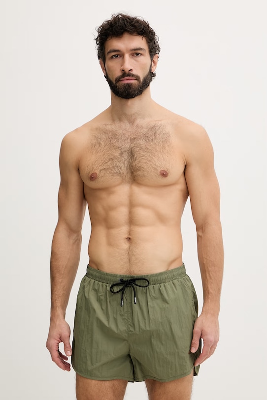 Aeronautica Militare szorty kąpielowe męskie zielony BW0231UCT04311