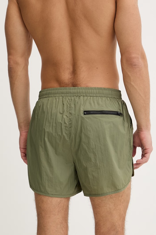Odzież Aeronautica Militare szorty kąpielowe męskie BW0231UCT04311 zielony