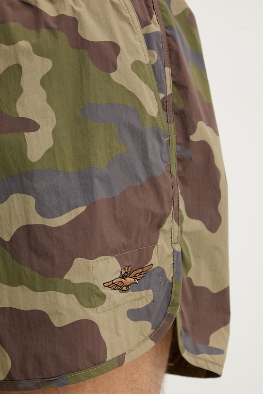 Aeronautica Militare Spodenki do pływania męskie zielony BW0231UCT04312