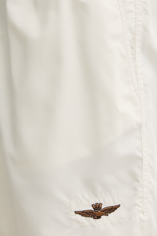 Aeronautica Militare szorty kąpielowe męskie beżowy BW0233UCT02967