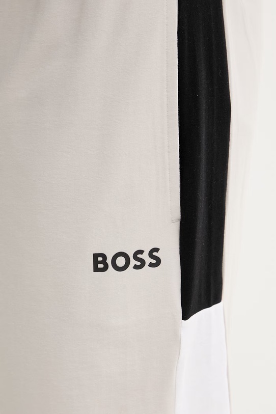 BOSS szorty piżamowe męskie z bawełną beżowy 50557061