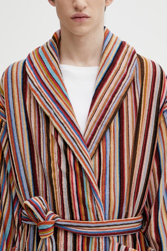 Paul Smith szlafrok bawełniany GOWN SIGNT multicolor M1A.681.PUSIG