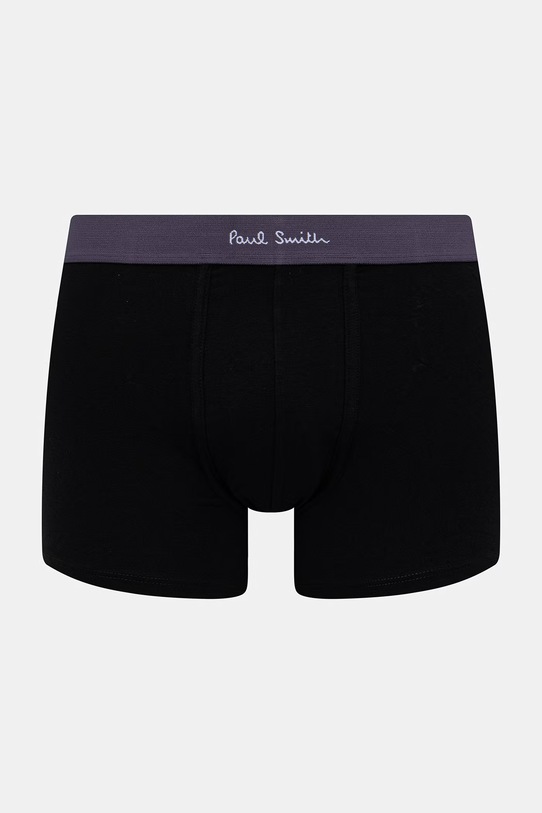Paul Smith 5 PACK BLK SIGN bokserki bawełniane męskie 7-pack czarny M1A.914.M5PK2