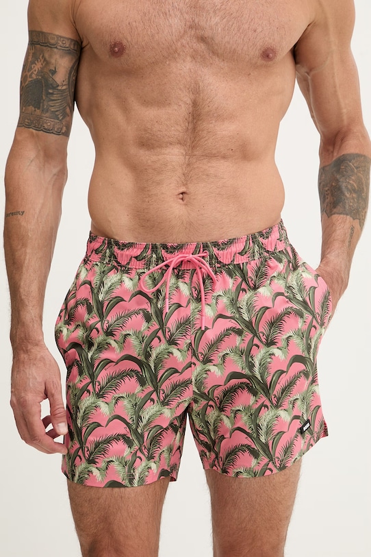 Plavkové šortky BOSS 50561145 ružová SS26