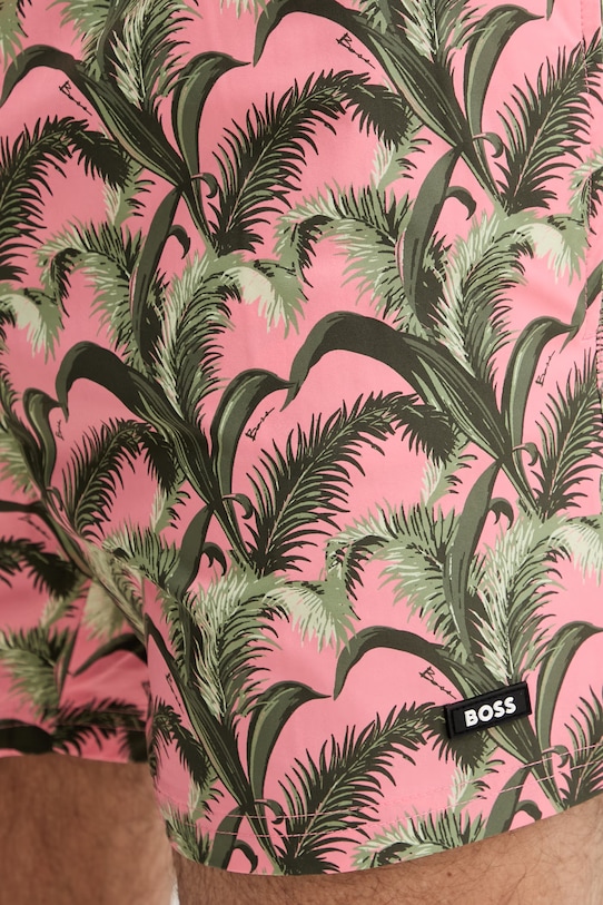 BOSS spodenki do pływania męskie różowy 50561145