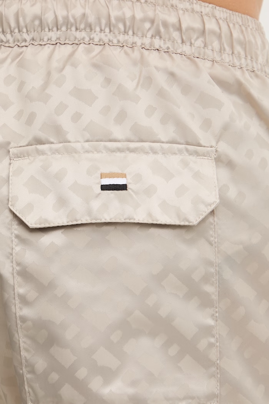 BOSS plavecké šortky mužské béžová 50561181