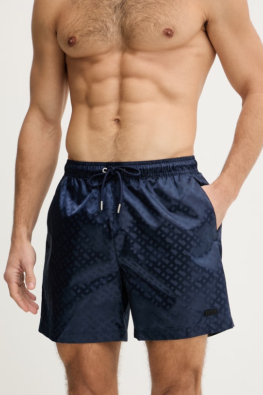 BOSS plavecké šortky mužské 50561181 námořnická modř SS26