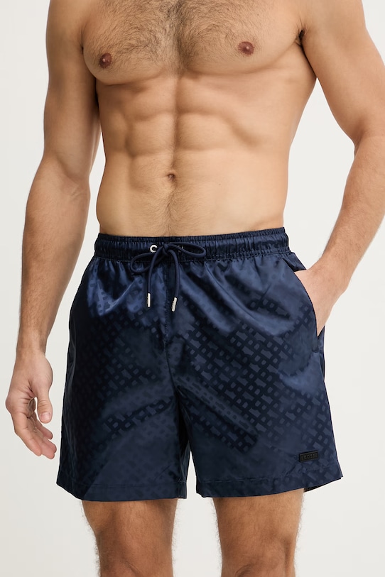 BOSS plavecké šortky mužské 50561181 námořnická modř SS26