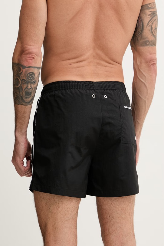 Îmbrăcăminte Karl Lagerfeld pantaloni scurți de baie pentru bărbați B2M46045 negru
