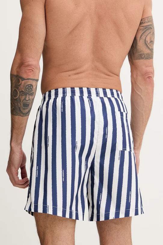 Îmbrăcăminte Karl Lagerfeld pantaloni scurți de baie pentru bărbați B2M46042 albastru