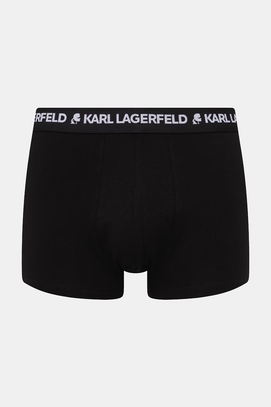 Karl Lagerfeld boxerky pánské bavlněné s elastanem 3-pack zelená B2M47003