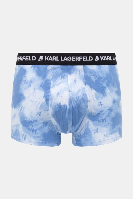 Odzież Karl Lagerfeld bokserki męskie bawełniane z elastanem 3-pack B2M47004 niebieski