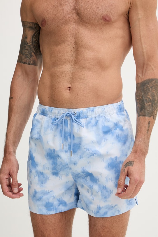 Karl Lagerfeld szorty kąpielowe męskie B2M46041 niebieski SS26