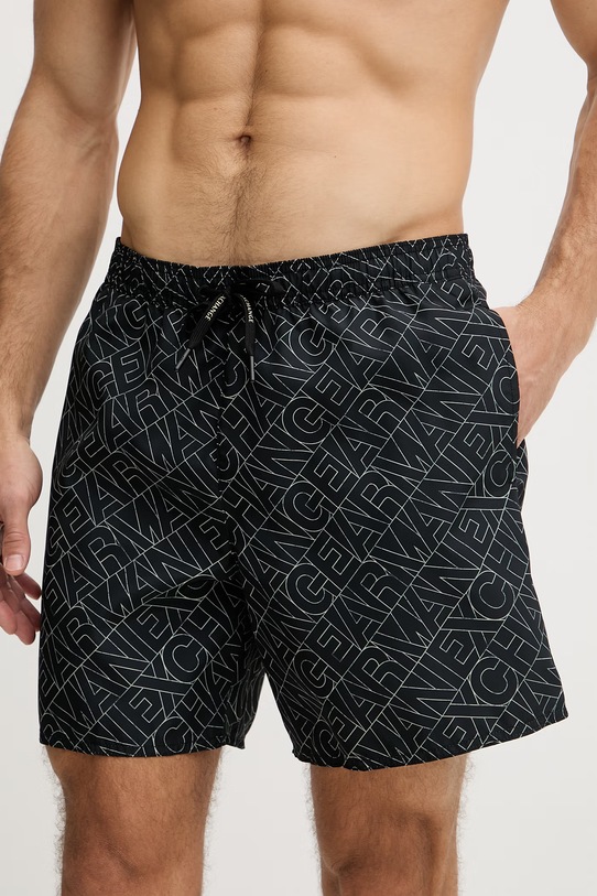 Armani Exchange szorty kąpielowe męskie XM000832.AF24685 czarny SS26