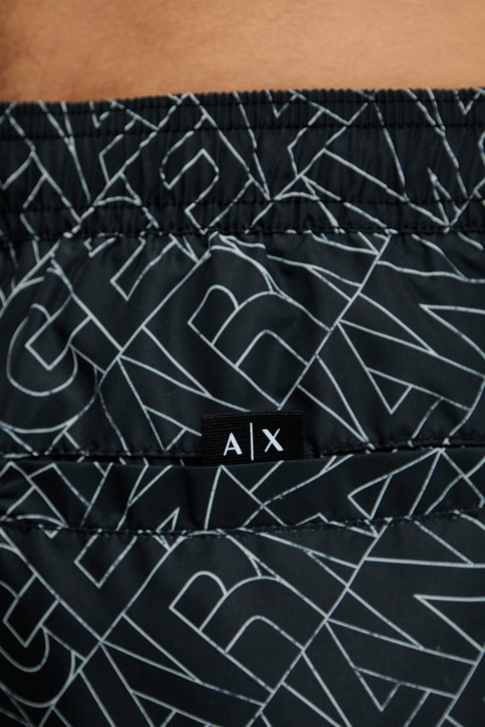 Armani Exchange szorty kąpielowe męskie czarny XM000832.AF24685