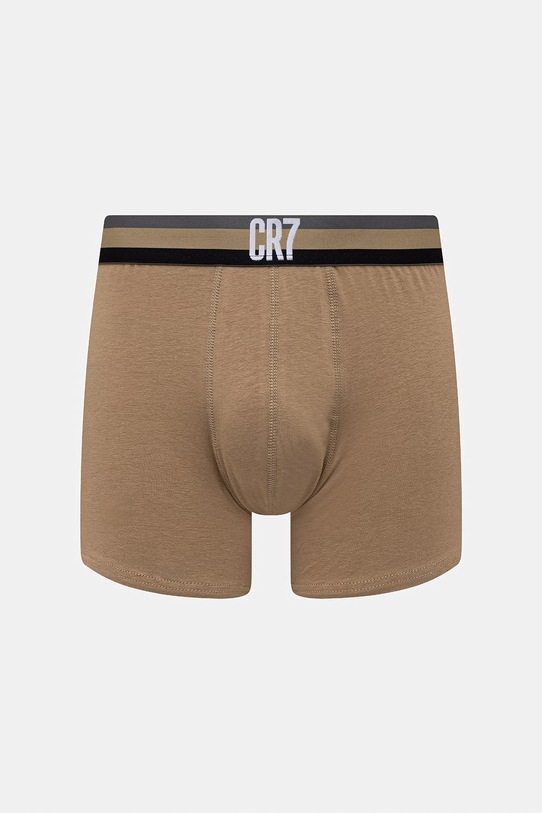 Odzież CR7 Cristiano Ronaldo bokserki męskie bawełniane z elastanem 3-pack 8100.49.718 biały