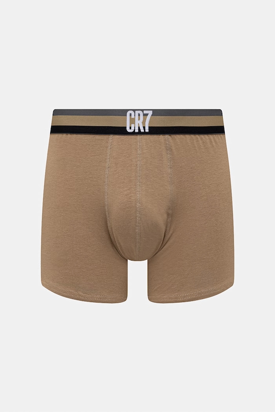 Odzież CR7 Cristiano Ronaldo bokserki męskie bawełniane z elastanem 3-pack 8100.49.718 biały
