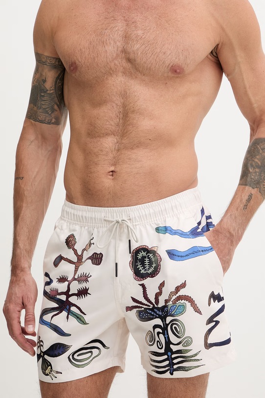 OAS szorty kąpielowe męskie 201001.1501 beżowy SS26