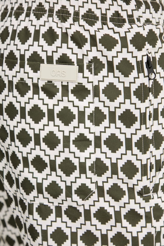 OAS Szorty kąpielowe męskie zielony 201001.1503