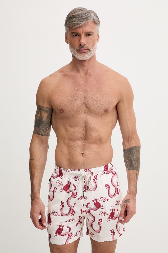 OAS szorty kąpielowe męskie czerwony 201001.1525