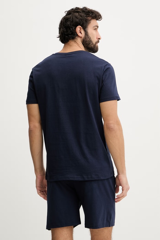 Odzież CR7 Cristiano Ronaldo piżama dwuczęściowa męska bawełniana 8730.41.2614 granatowy