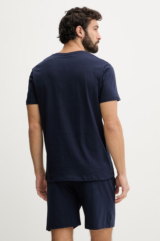 Odzież CR7 Cristiano Ronaldo piżama dwuczęściowa męska bawełniana 8730.41.2614 granatowy