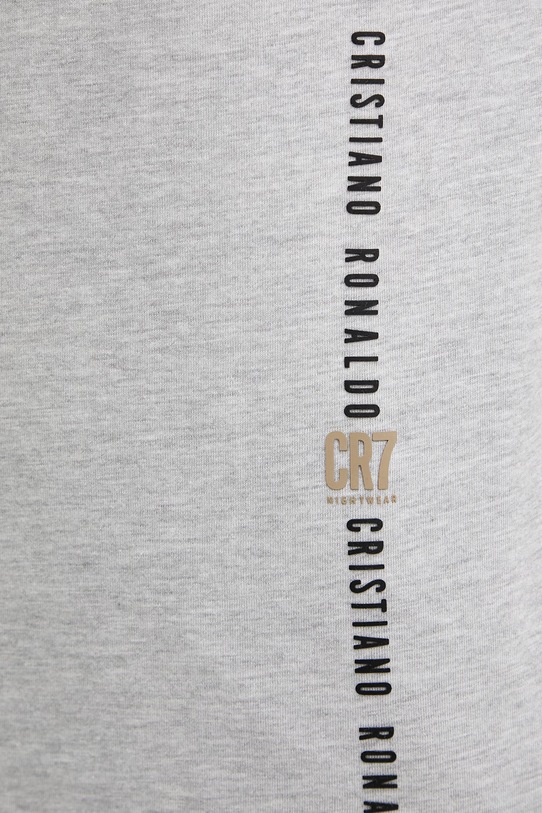 CR7 Cristiano Ronaldo piżama dwuczęściowa męska bawełniana 8730.41.2620 szary