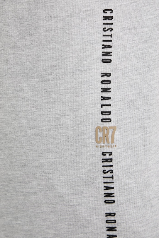 CR7 Cristiano Ronaldo piżama dwuczęściowa męska bawełniana 8730.41.2620 szary