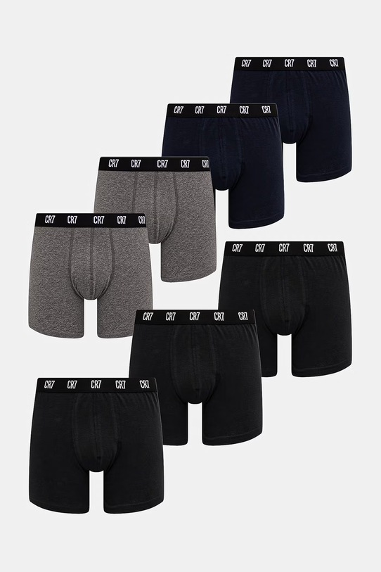 CR7 Cristiano Ronaldo bokserki 7-pack dzianina czarny 8127.49.2817