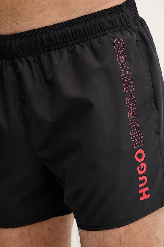 HUGO pantaloncini da bagno da uomo TIKI nero 50561111