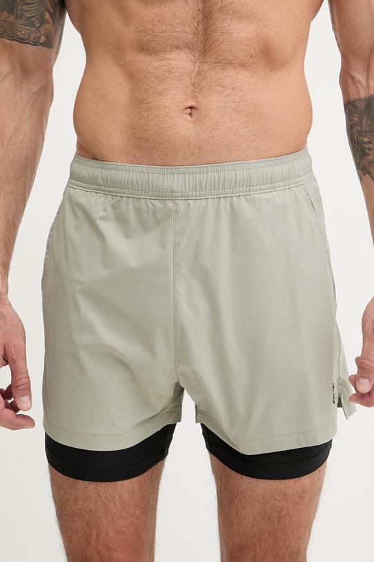 HUGO pantaloncini da bagno da uomo ACTIVE_SWIM_SHORTS 50561118 verde SS26