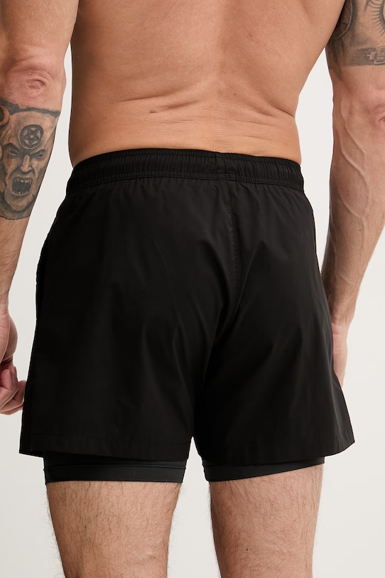 Ρούχα HUGO Σορτς μαγιό Ανδρικά ACTIVE_SWIM_SHORTS 50561118 μαύρο