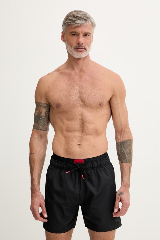 HUGO pantaloncini da bagno da uomo GALAXY_swim nero 50561128