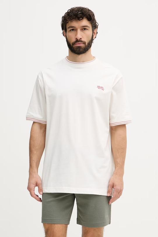 HUGO t-shirt da uomo in cotone ROY T-SHIRT 50559715 beige SS26