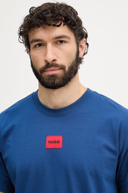 HUGO pigiama a due parti da uomo GALAXY SHORT SET blu 50559742